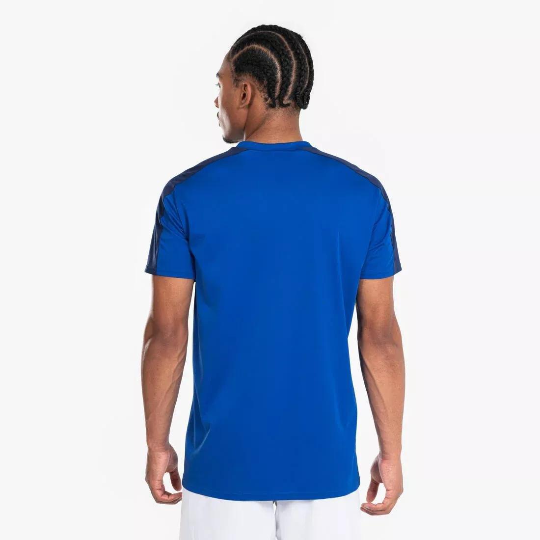 Adult Short-Sleeved Football Shirt Essential, Navy, No Color, large image number 11