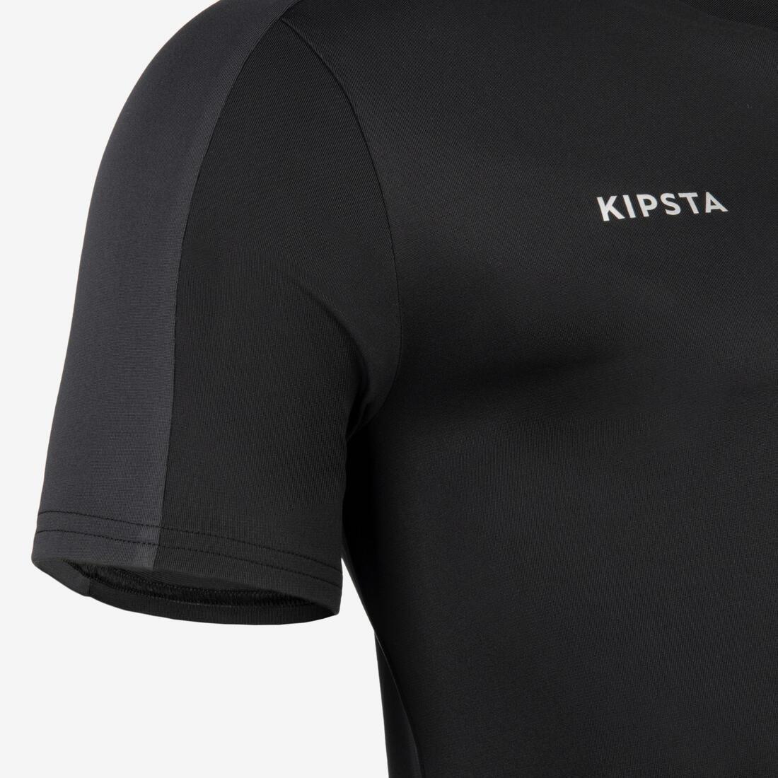 SMOKED BLACK Adult Short-Sleeved Football Shirt Essential, , large image number 9