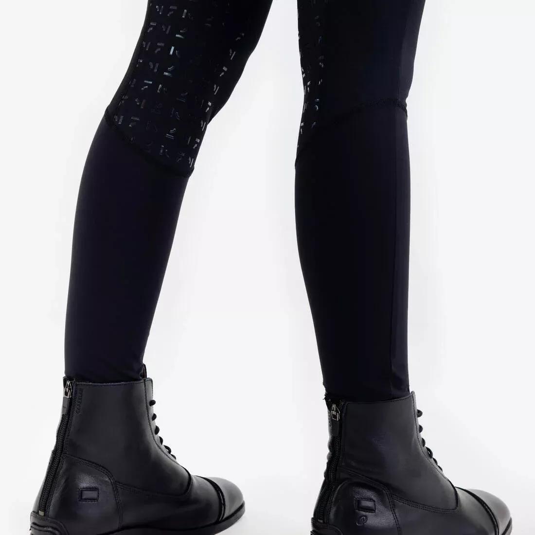 Women Horse Riding Full Grip Jodhpurs - 900, Black, 5401_000, large image number 7