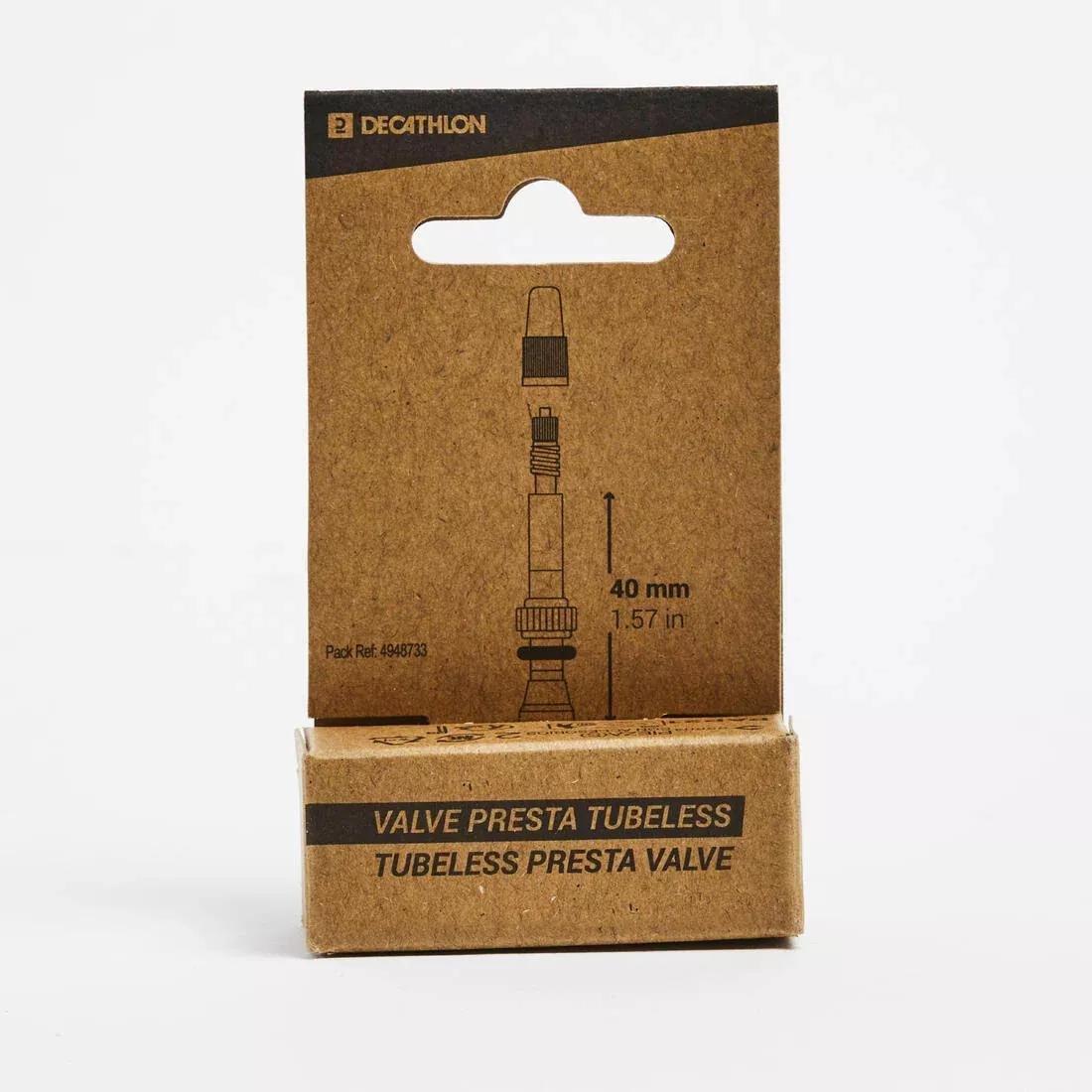 Conical Tubeless Valves With O-Ring - Twin-Pack, Grey, No Color, medium