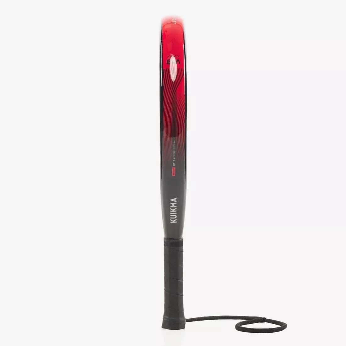BLACK Adult Padel Racket Comfort Soft, No Color, large image number 4