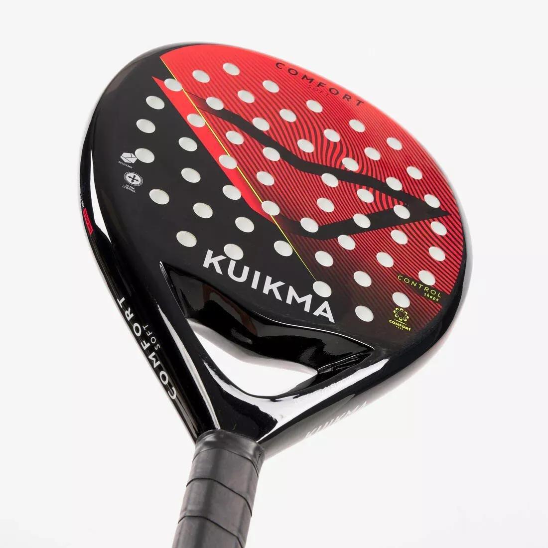 GREY Adult Padel Racket Comfort Soft, No Color, large image number 7