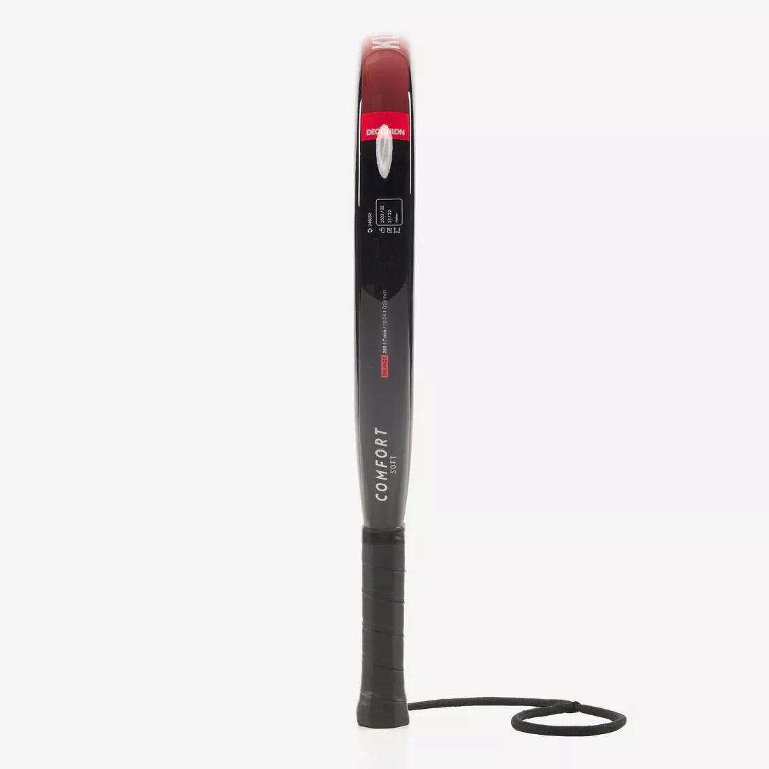 GREY Adult Padel Racket Comfort Soft, No Color, large image number 8