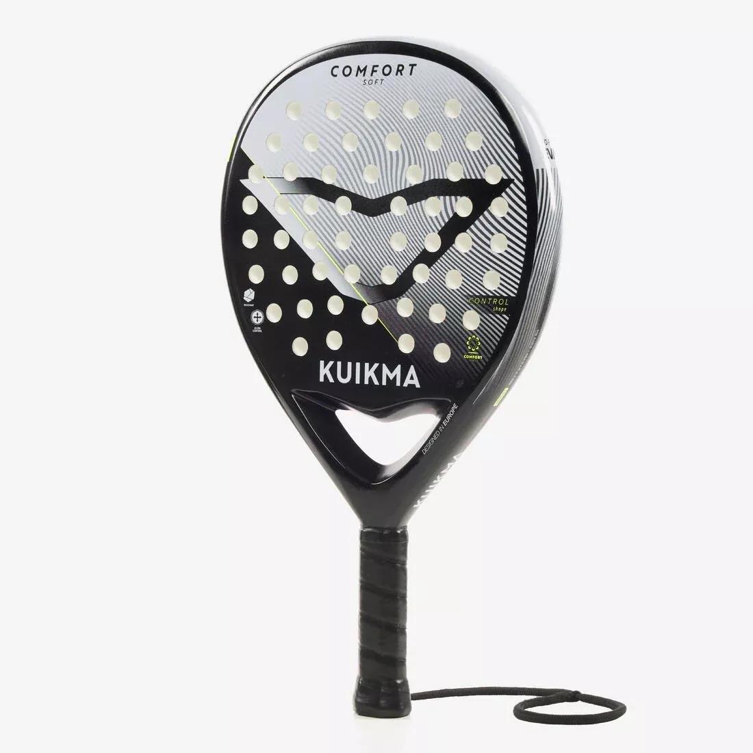 GREY Adult Padel Racket Comfort Soft, No Color, large image number 9