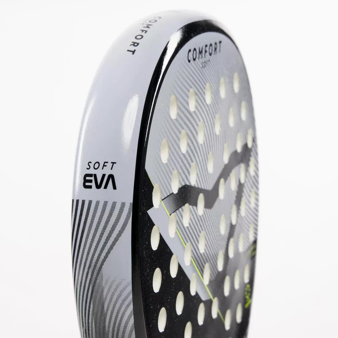 GREY Adult Padel Racket Comfort Soft, No Color, large image number 14