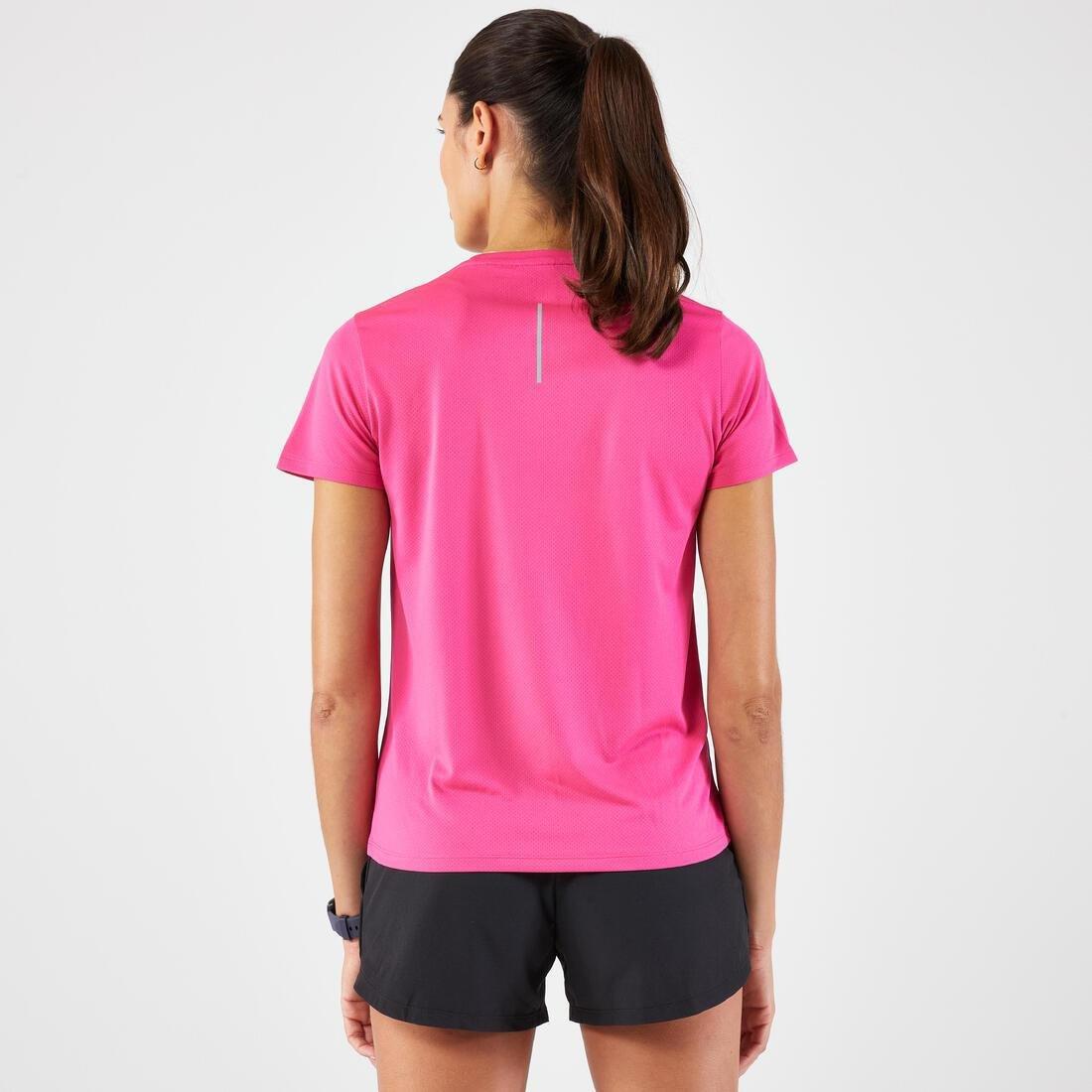 Women Breathable Kiprun Run Running T-Shirt, White, , large image number 2