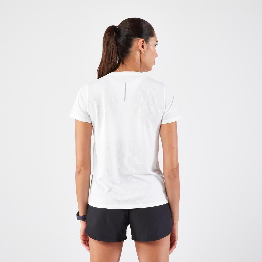 Women Breathable Kiprun Run Running T-Shirt, White, , large image number 11