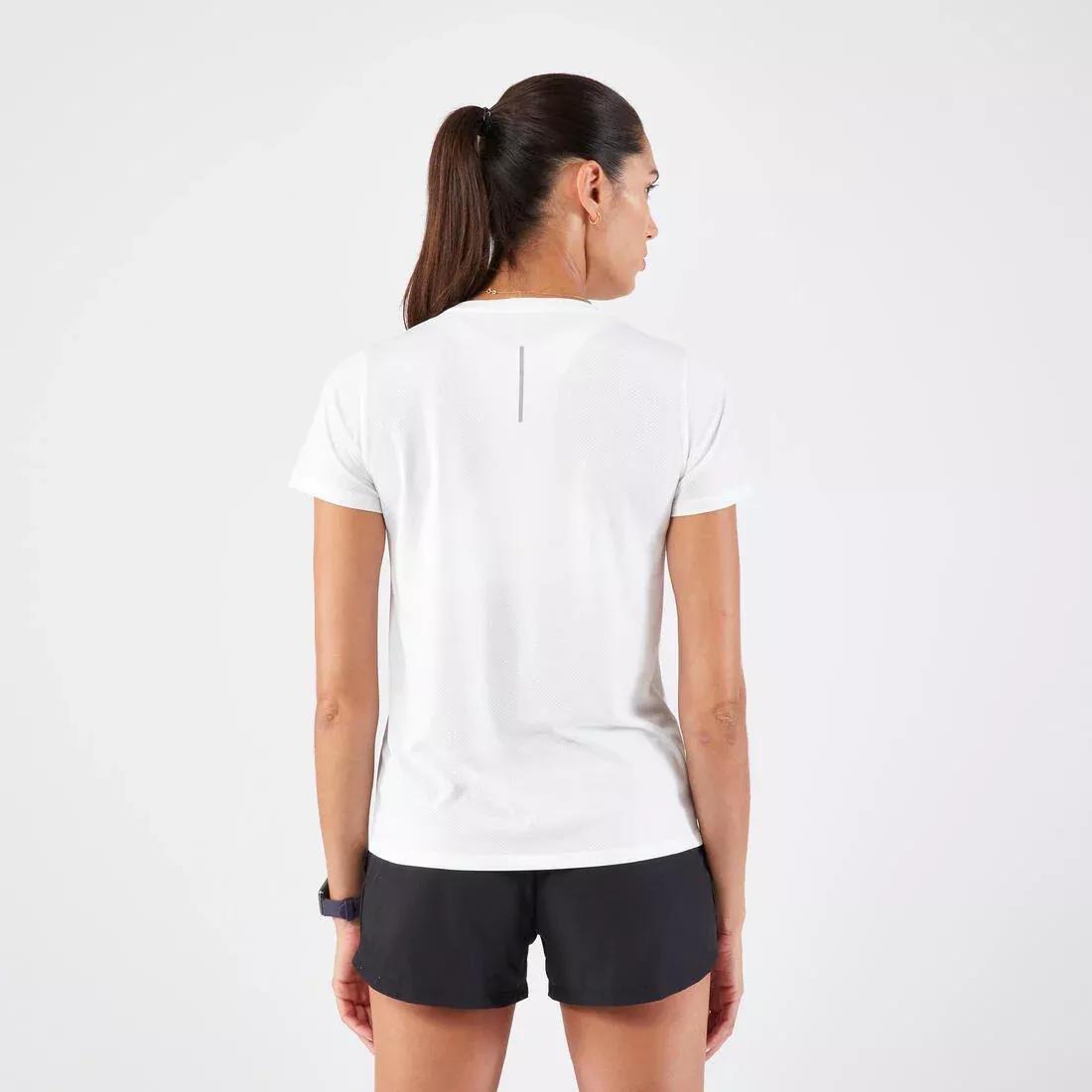 Women Breathable Kiprun Run Running T-Shirt, Black, , large image number 13