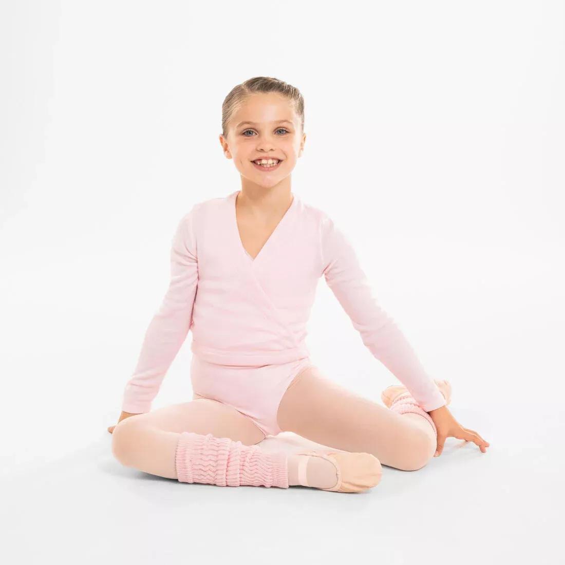 PALE CANDY PINK Girls' Ballet and Modern Dance Leg Warmers, No Color, large image number 5