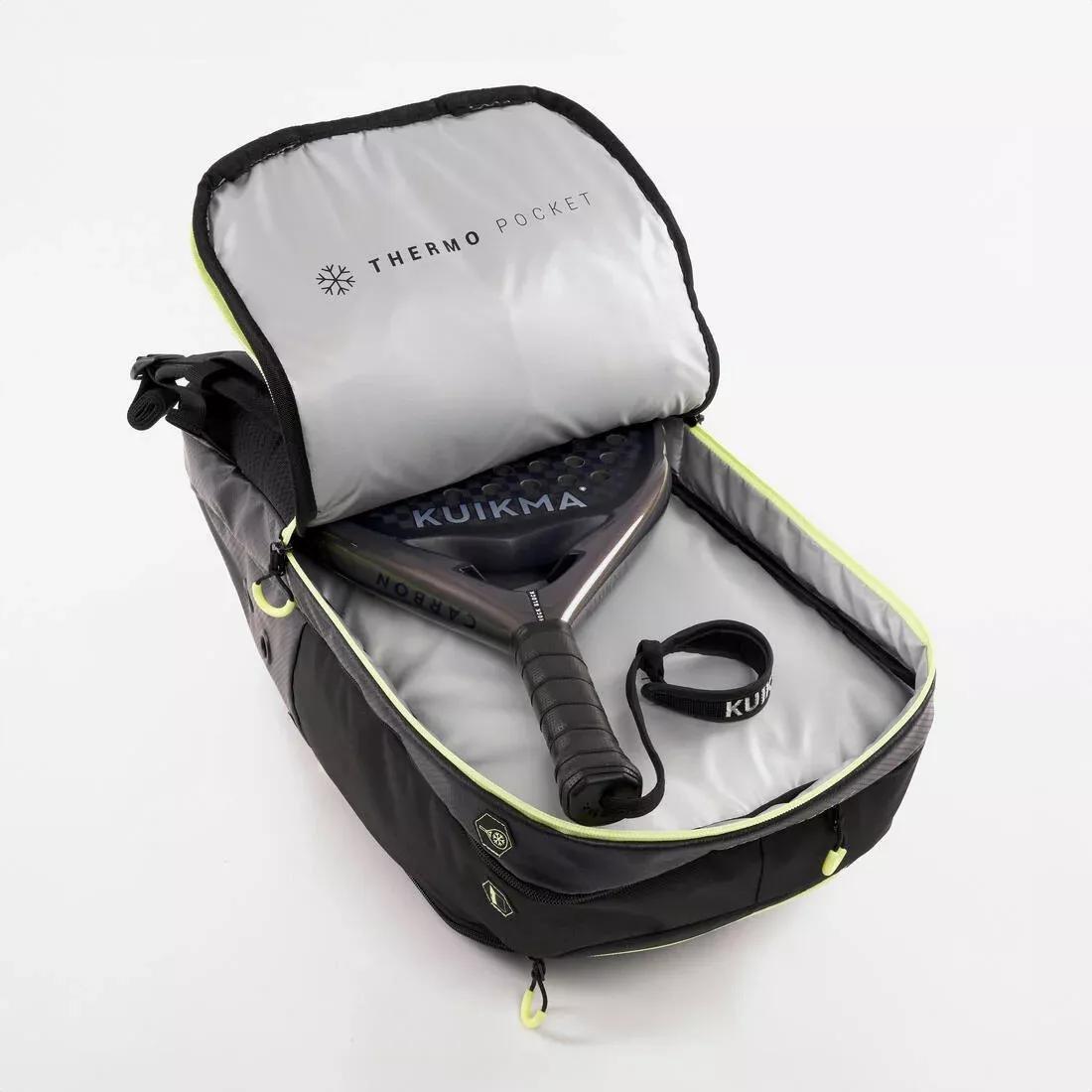 30 L Insulated Padel Backpack PBP Elite, Grey, No Color, large image number 5