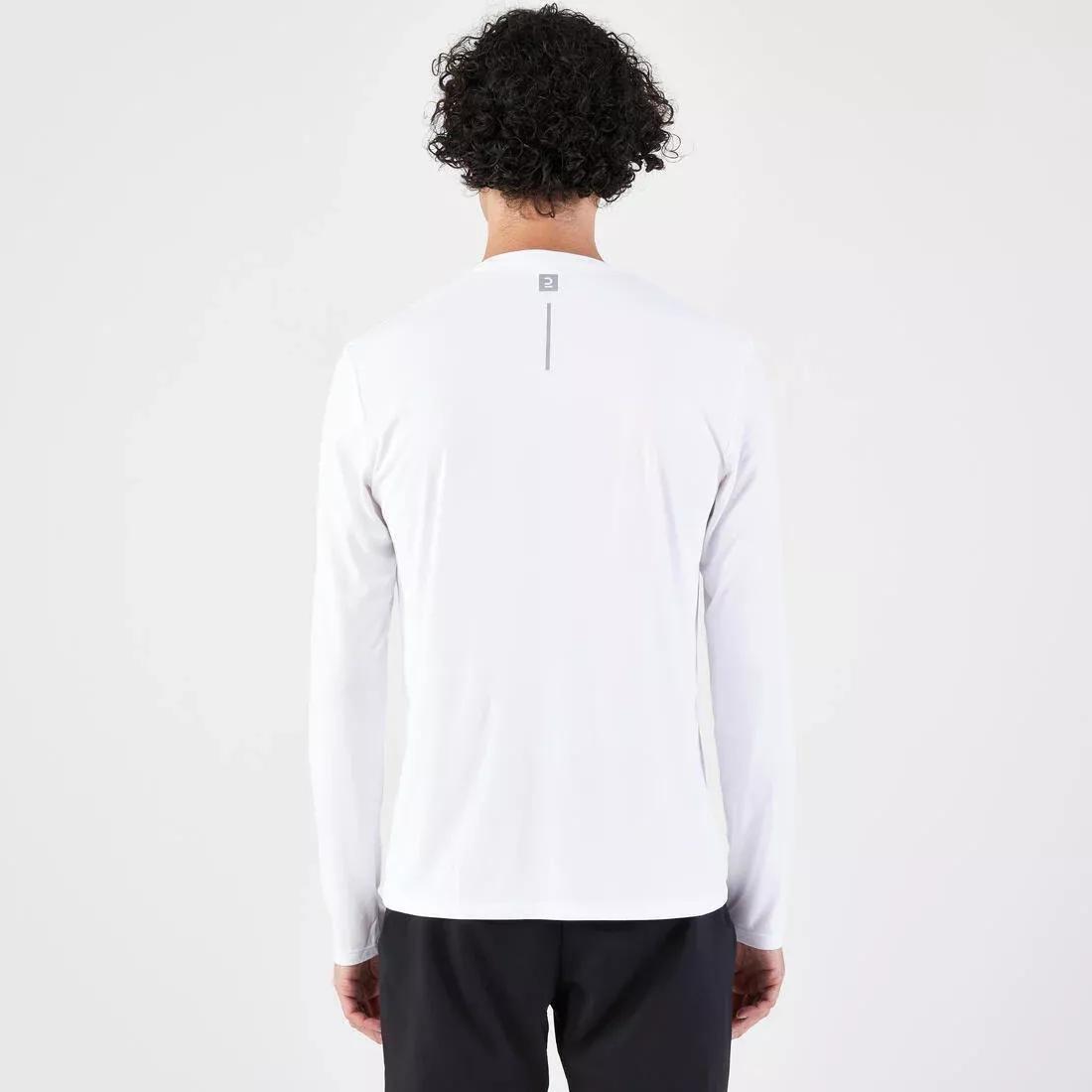 SMOKED BLACK Men's Running Long-Sleeved T-Shirt Anti-UV - Kiprun Dry 500 UV, , large image number 5