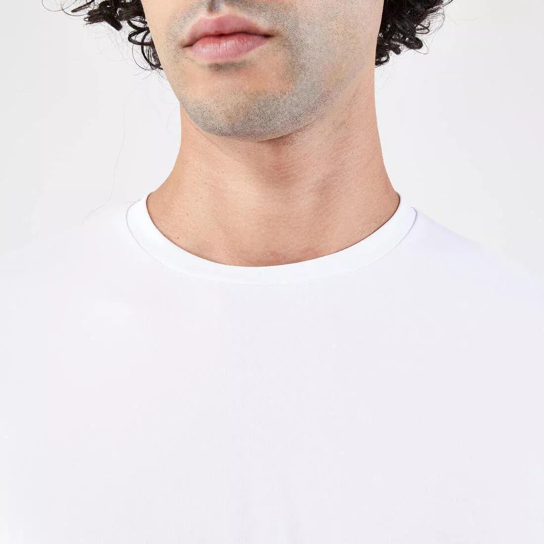 SMOKED BLACK Men's Running Long-Sleeved T-Shirt Anti-UV - Kiprun Dry 500 UV, No Color, large image number 6