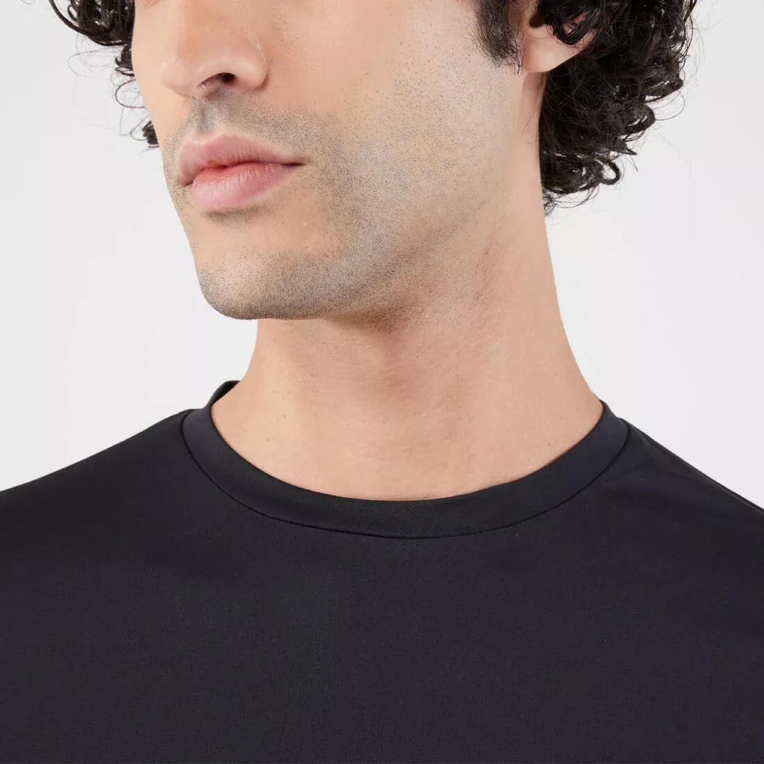 SMOKED BLACK Men's Running Long-Sleeved T-Shirt Anti-UV - Kiprun Dry 500 UV, , large image number 12