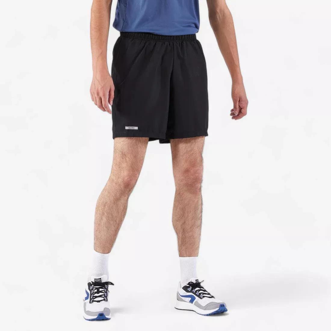Men Running Shorts - Kiprun Run 100, Black, No Color, medium