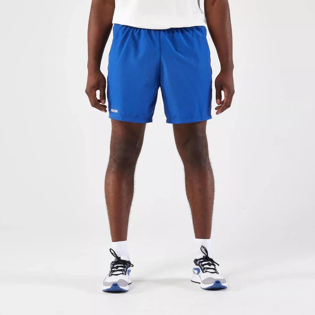 Men Running Shorts - Kiprun Run 100, Blue, , large image number 0