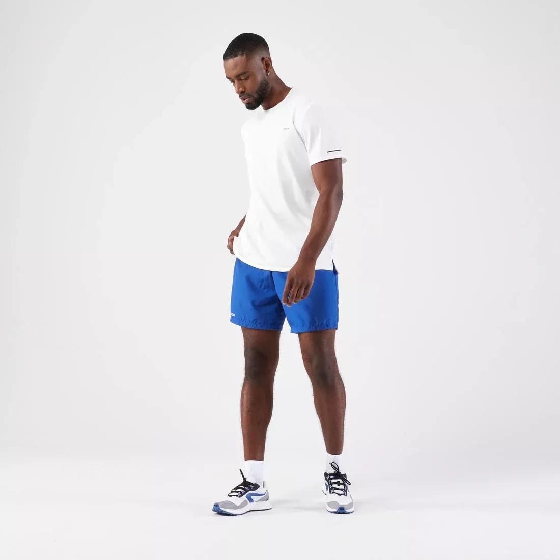 Men Running Shorts - Kiprun Run 100, Blue, , large image number 12