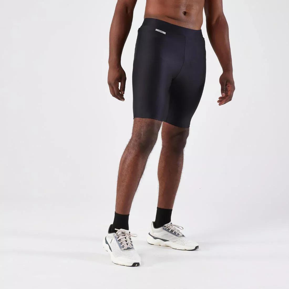 Men Running Tight Shorts - Kiprun Run 100, Black, No Color, large image number 5