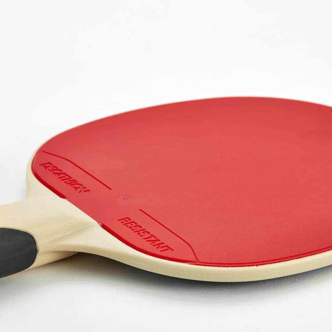 Durable Table Tennis Bats + 3 Balls Set PPR 500 Set, Multicolour, No Color, large image number 6