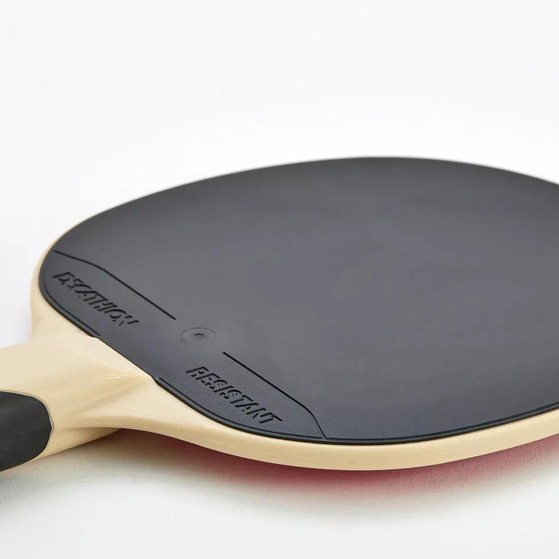 Durable Table Tennis Bats + 3 Balls Set PPR 500 Set, Multicolour, No Color, large image number 7