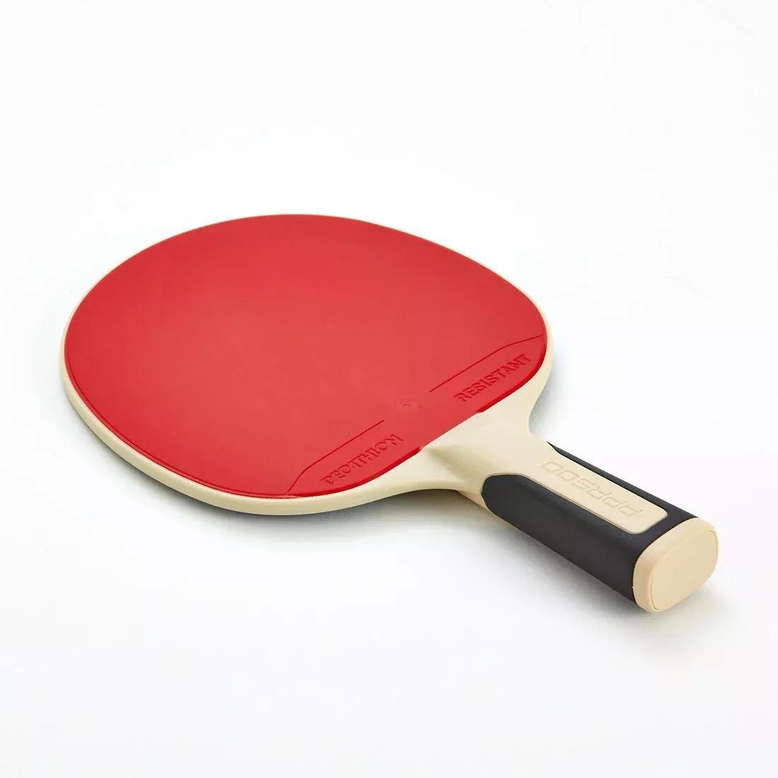 Durable Table Tennis Bats + 3 Balls Set PPR 500 Set, Multicolour, No Color, large image number 9