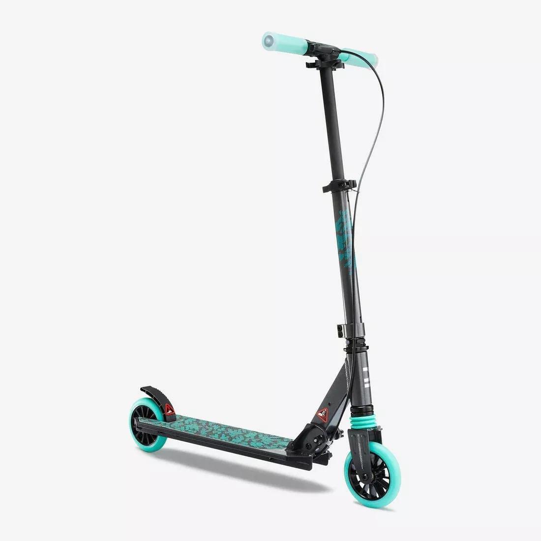 DEFAULT Mid 5 Kids' Scooter with Handlebar Brake and Suspension, No Color, large image number 0