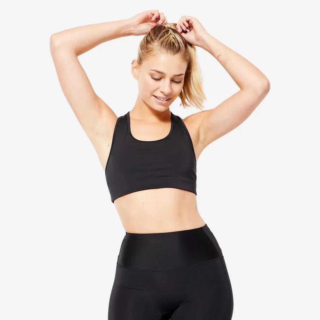 Women Sports Bras, Basic Bra Black, , large image number 0
