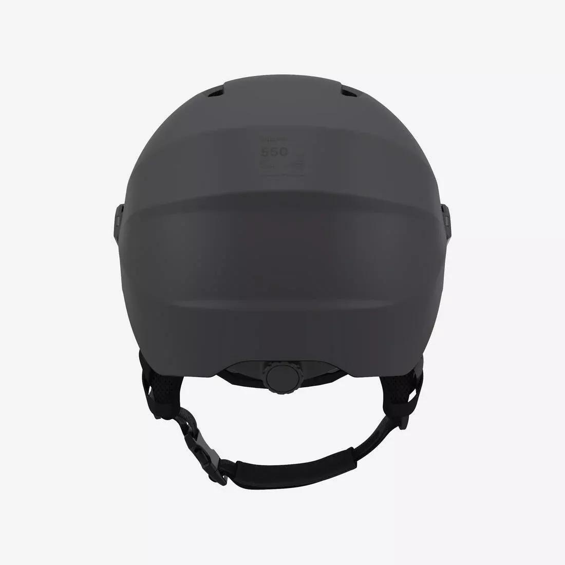 Adult Ski Helmet With Visor - PST 550, Grey, 5401_000, large image number 4