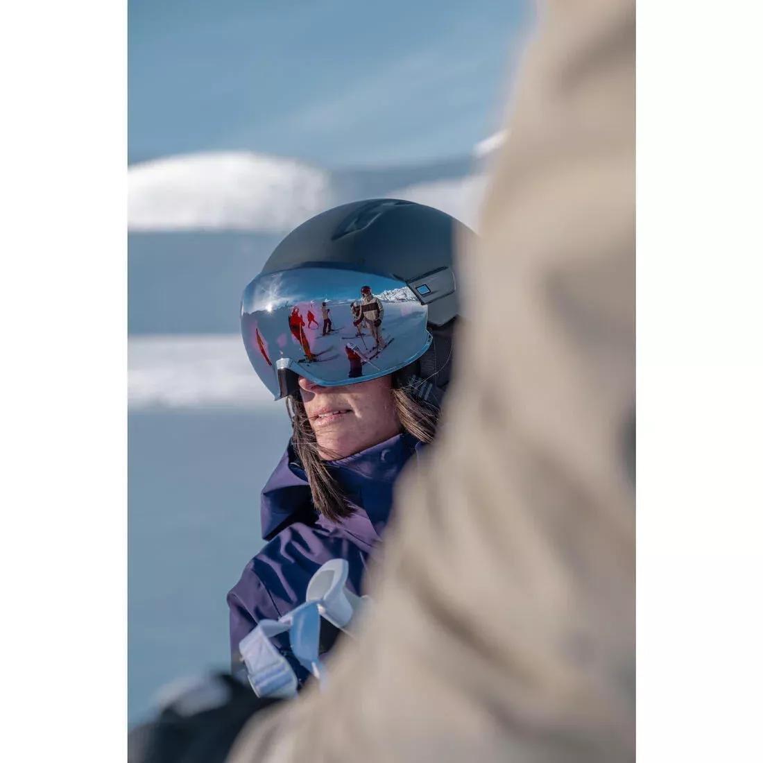 Adult Ski Helmet With Visor - PST 550, Grey, 5401_000, large image number 10