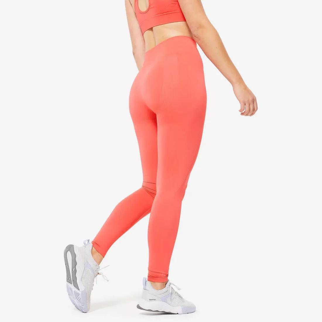 Women Push-Up Effect Seamless Leggings, Black, , large image number 4