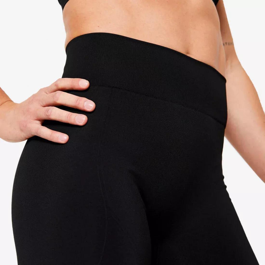 Women Push-Up Effect Seamless Leggings, Black, , large image number 9