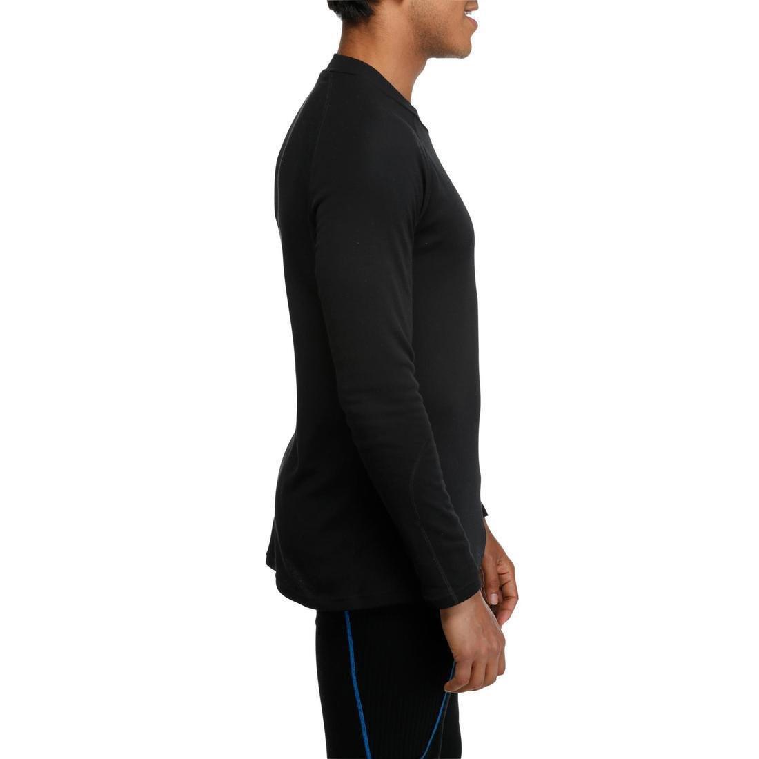 WEDZE - XS  Men's Ski Base Layer Top, Black