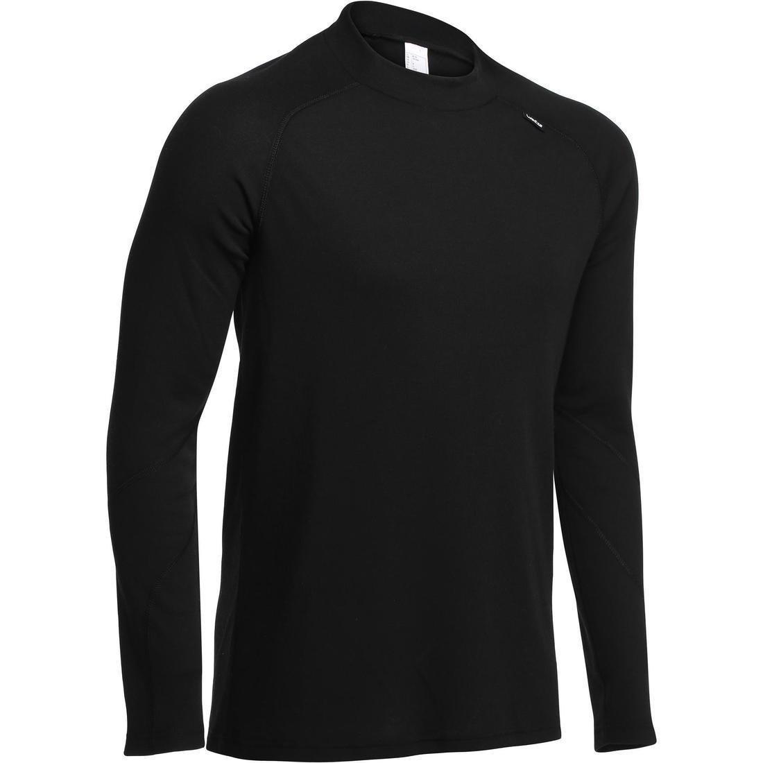 2XL  Men's Ski Base Layer Top, Black, , large image number 8