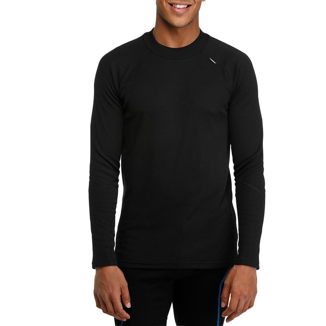2XL  Men's Ski Base Layer Top, Black, , large image number 9