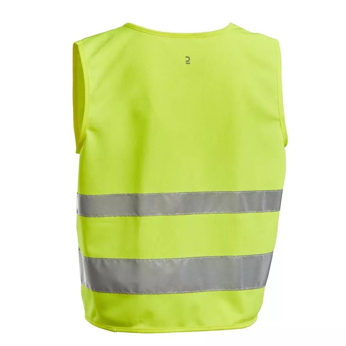 FLUO YELLOW GREEN Kids' Safety Vest - Yellow, , large image number 1