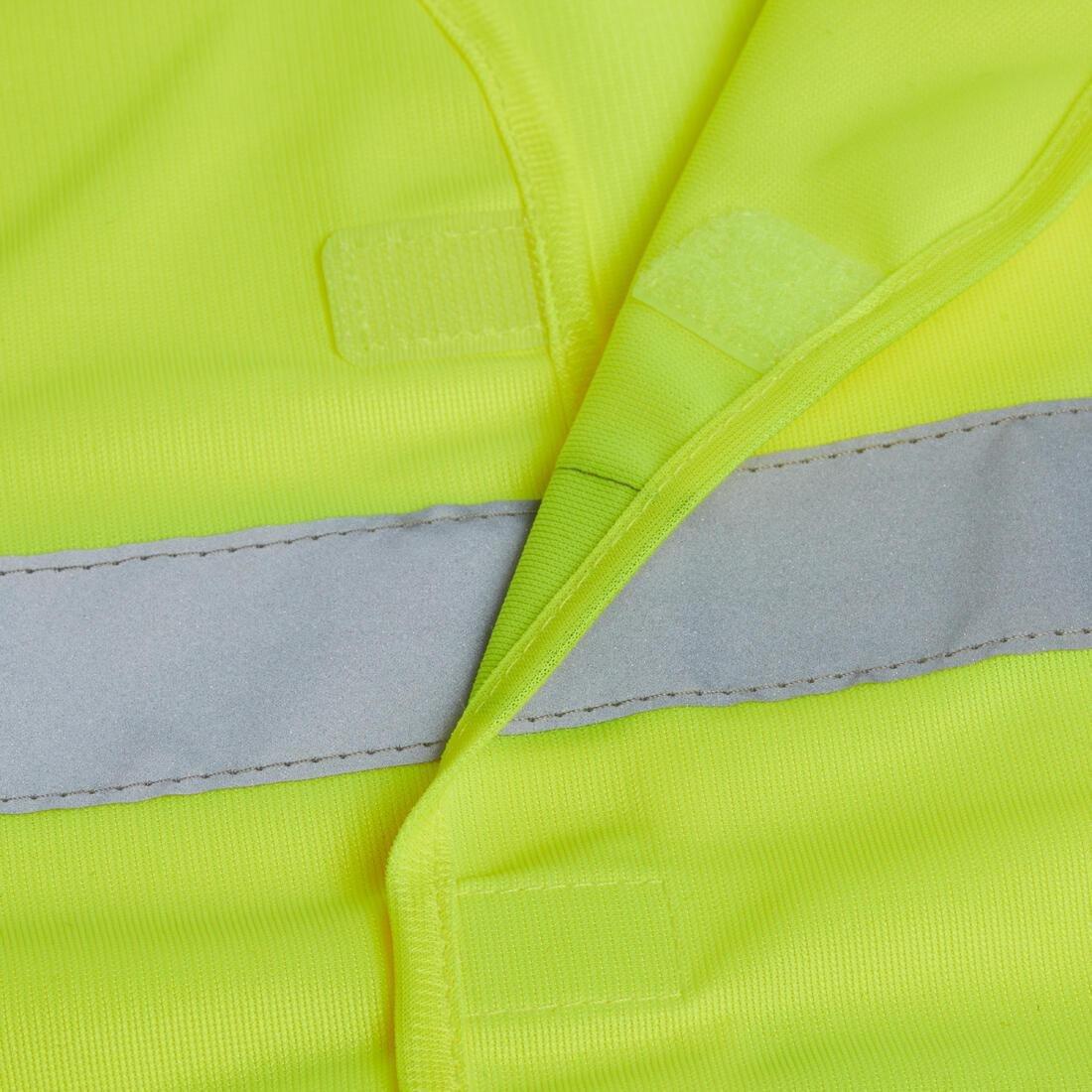 FLUO YELLOW GREEN Kids' Safety Vest - Yellow, , large image number 2