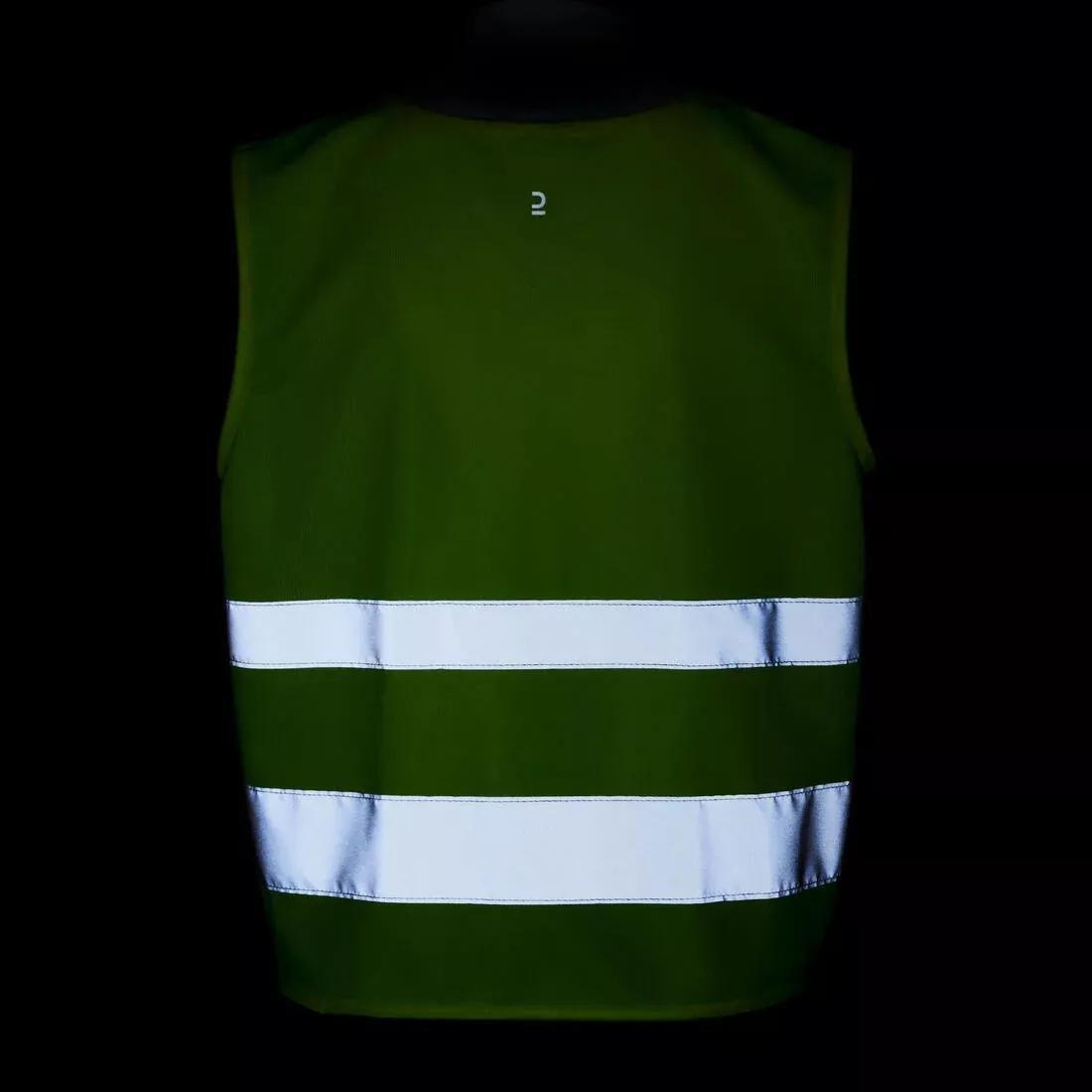 FLUO YELLOW GREEN Kids' Safety Vest - Yellow, , large image number 3