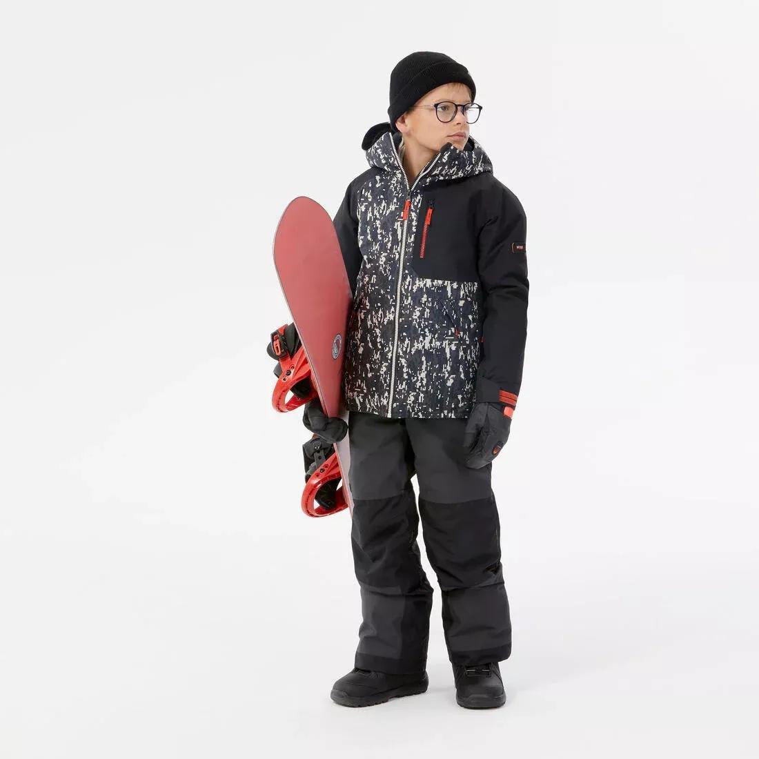 Kids' Jacket SNB 500, Camouflage, , large image number 4
