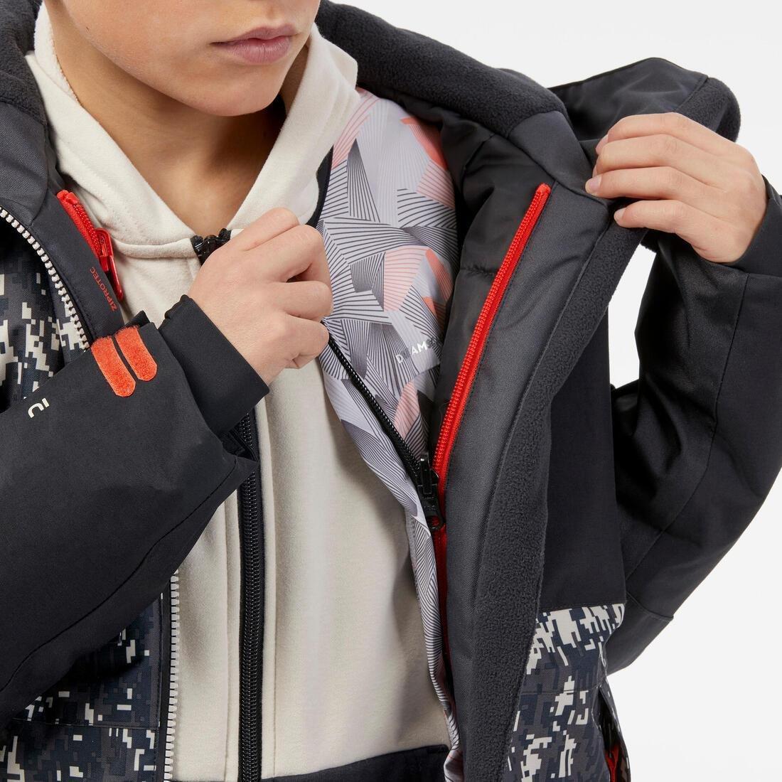Kids' Jacket SNB 500, Camouflage, , large image number 13