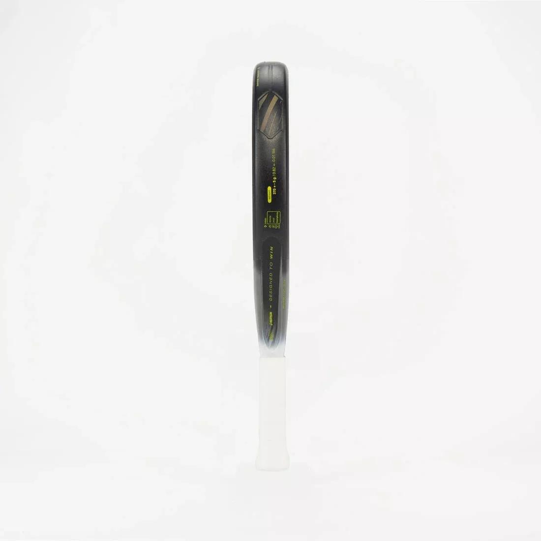 Adults Padel Racket Control Pro With Custom Strap System, Yellow, No Color, large image number 4