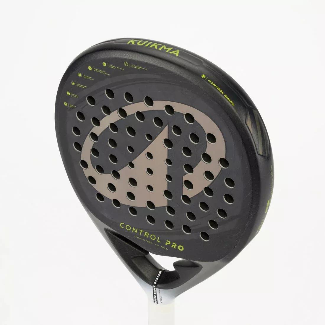 Adults Padel Racket Control Pro With Custom Strap System, Yellow, No Color, large image number 5