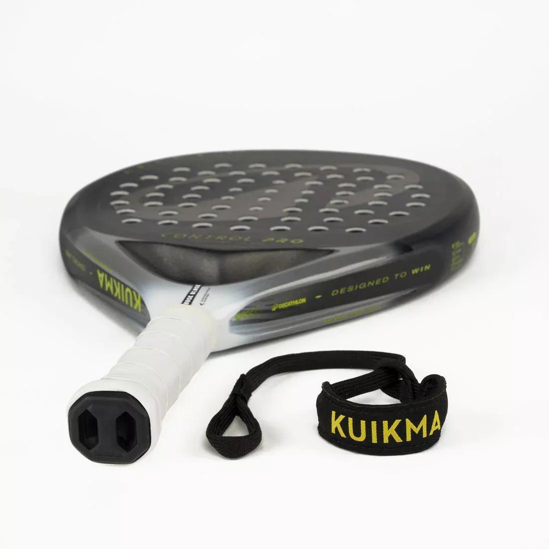 Adults Padel Racket Control Pro With Custom Strap System, Yellow, No Color, large image number 7