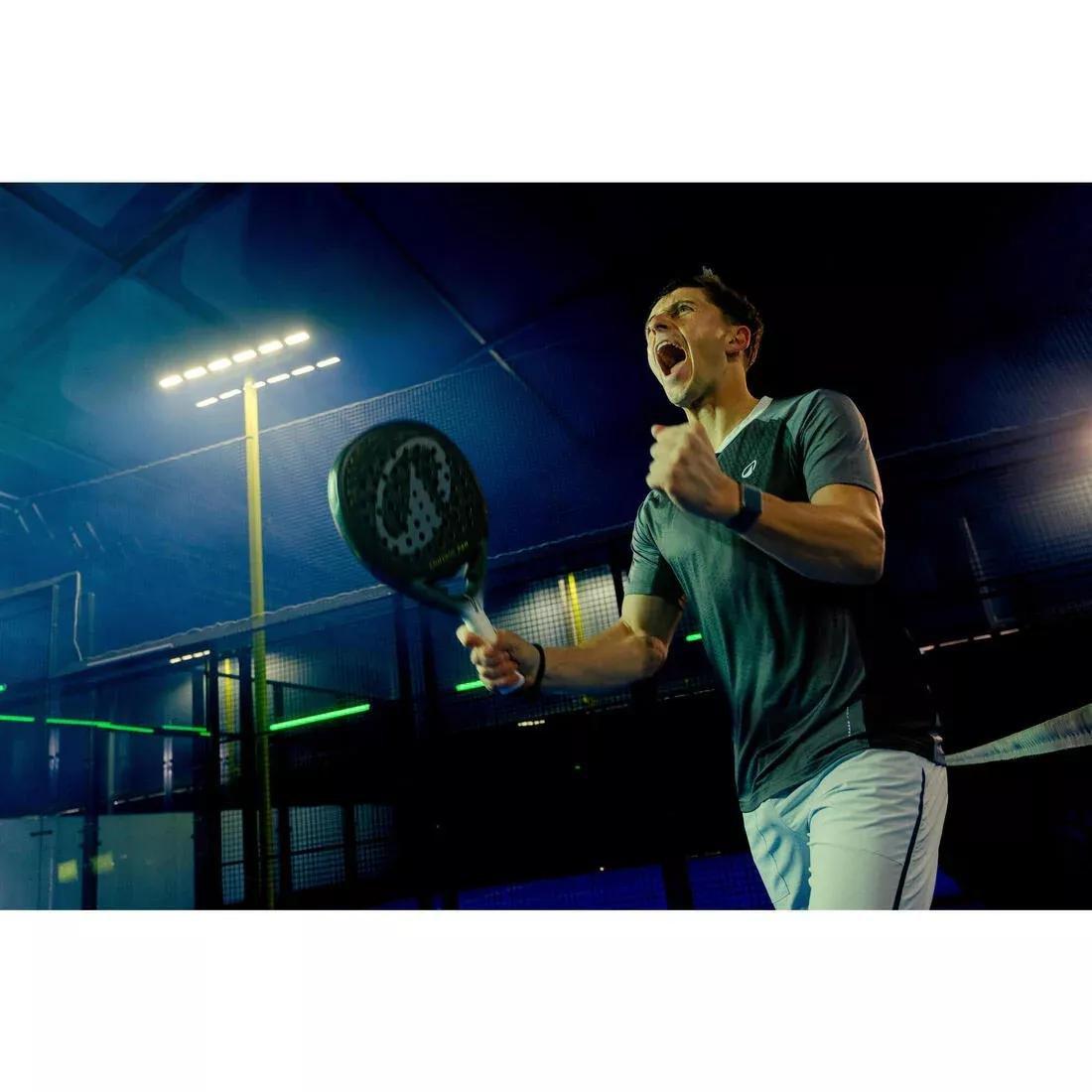 Adults Padel Racket Control Pro With Custom Strap System, Yellow, No Color, large image number 12