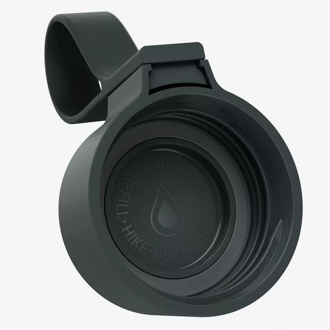 Plastic cap - 100 for Quechua flask, Grey, No Color, medium