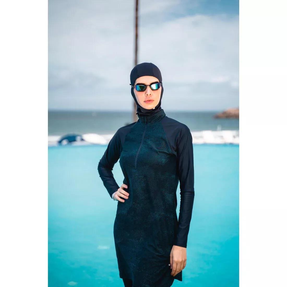 Swimming Hijab - 100, Blue, No Color, large image number 2