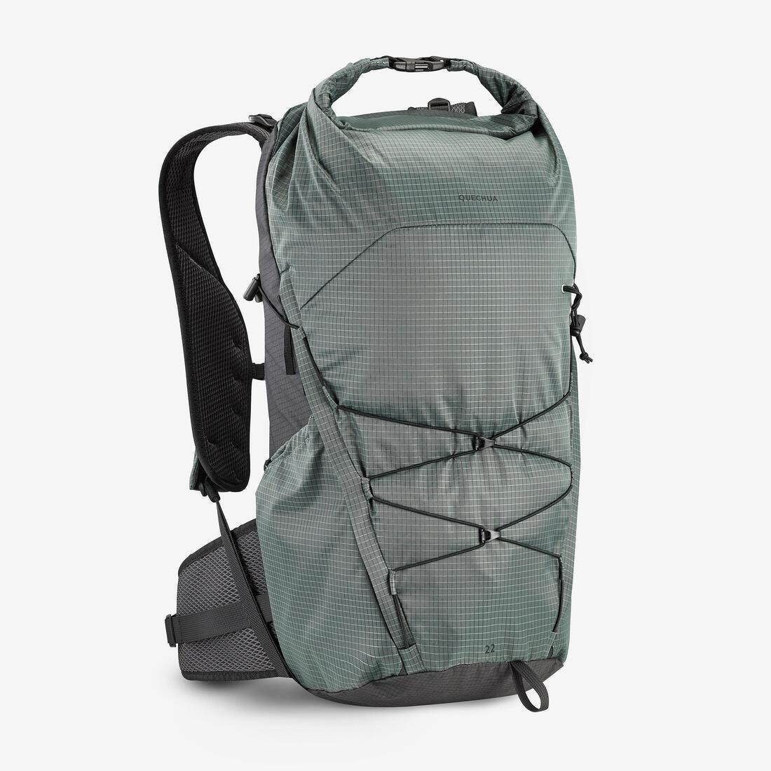 Mountain Hiking Backpack - MH500 Light 22 L, Green, No Color, large image number 5