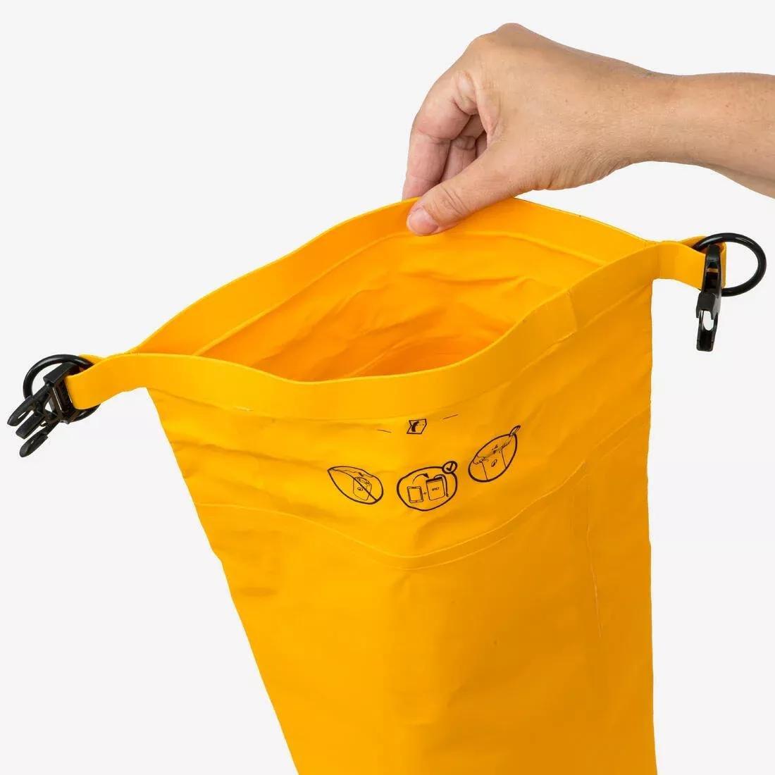 Waterproof Bag IPX6 5 L, Orange, No Color, large image number 5