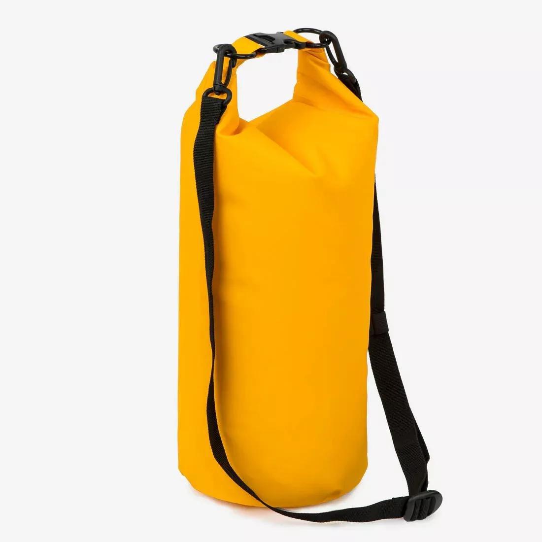 DECATHLON--DUFFEL BAG 10L YELL OW (2 POINTS), No Color, medium