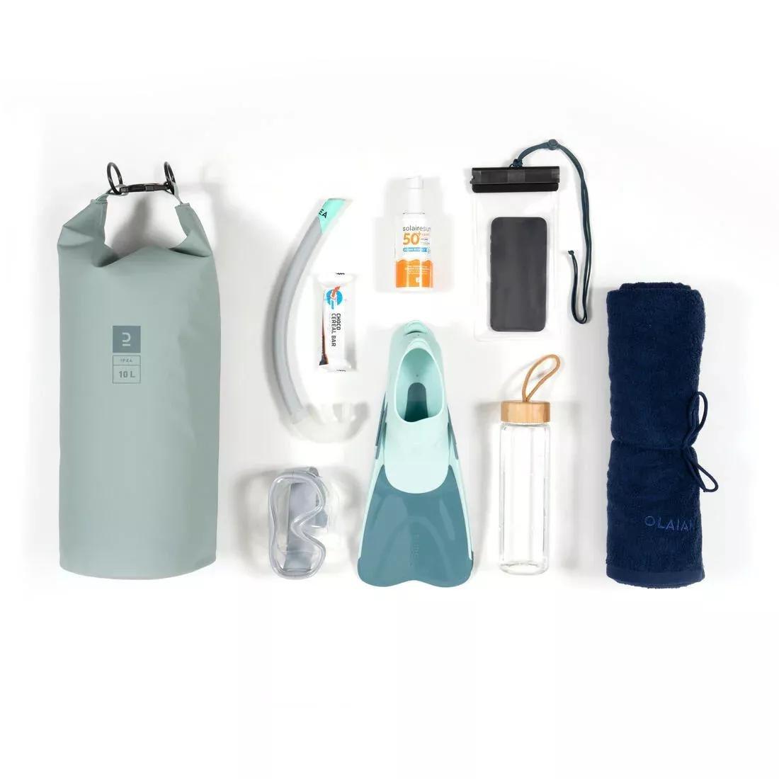 SMOKED BLACK Waterproof Bag IPX6 10 L, No Color, medium