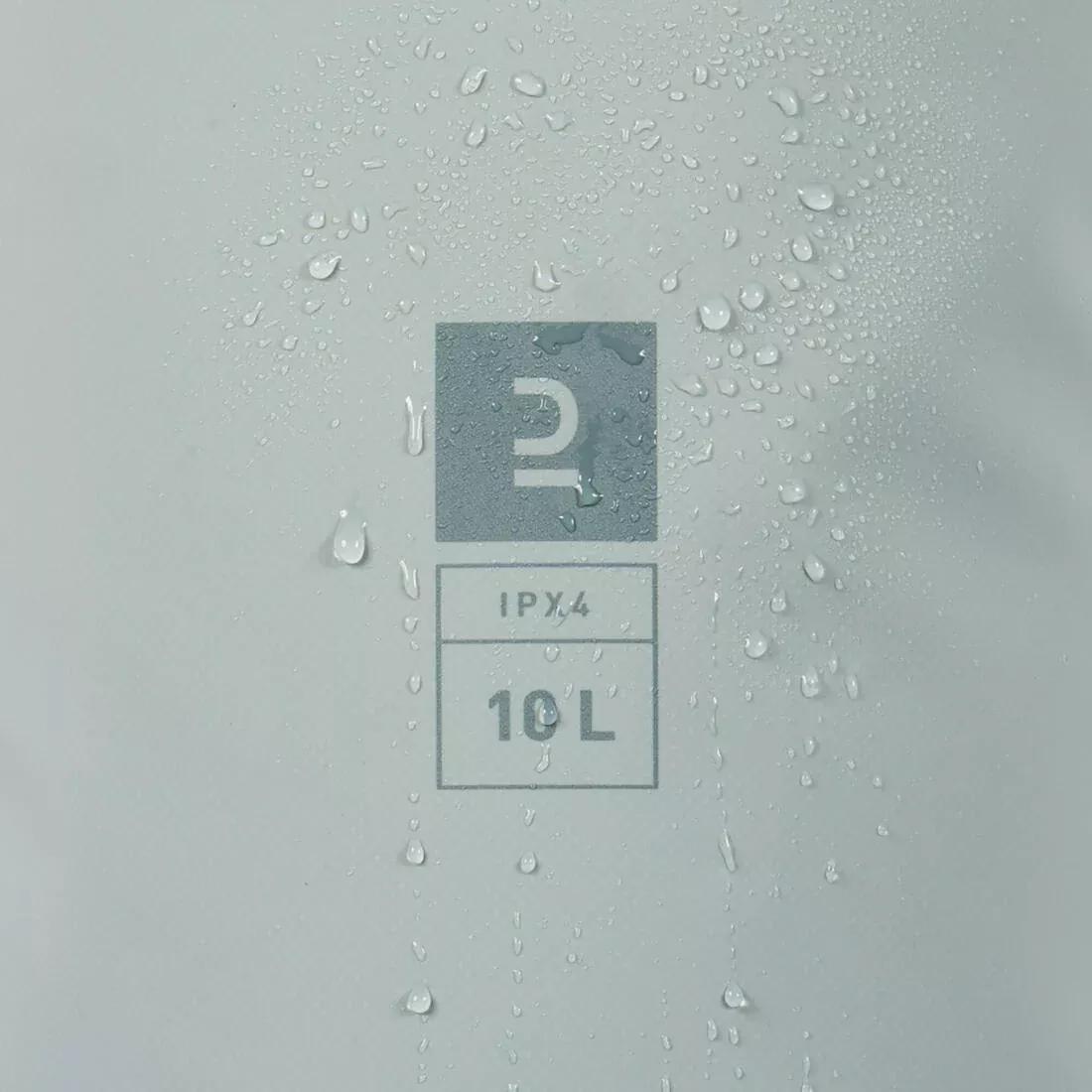 SMOKED BLACK Waterproof Bag IPX6 10 L, No Color, medium