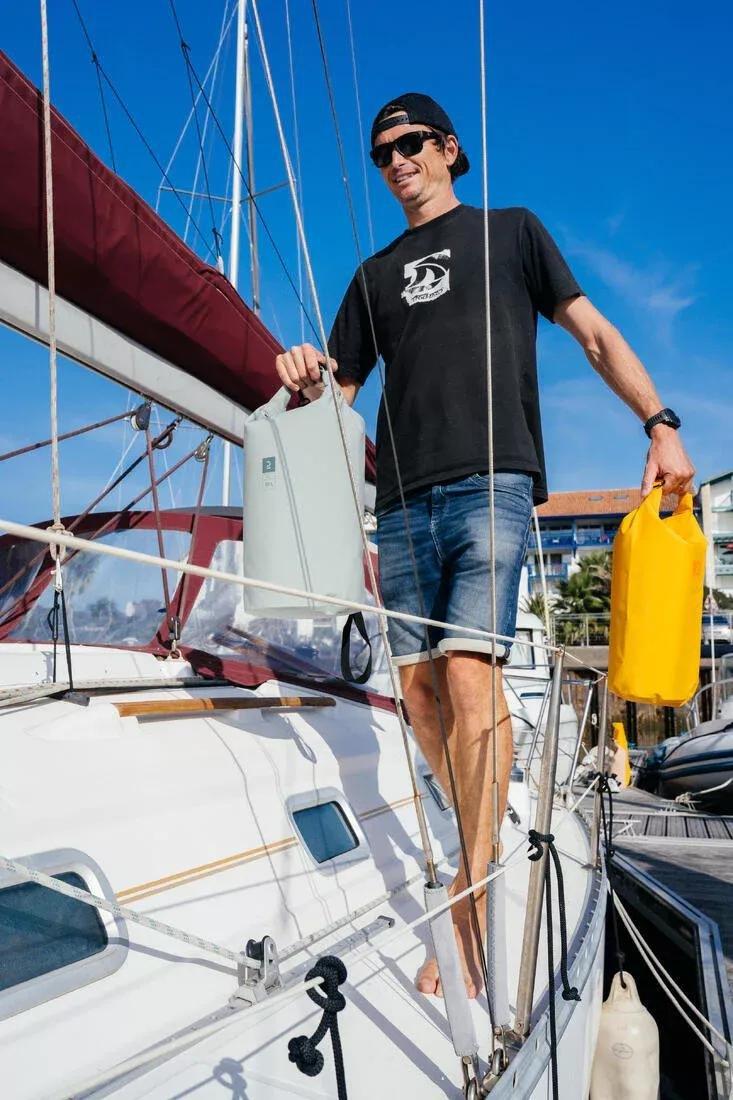 SMOKED BLACK Waterproof Bag IPX6 10 L, No Color, medium